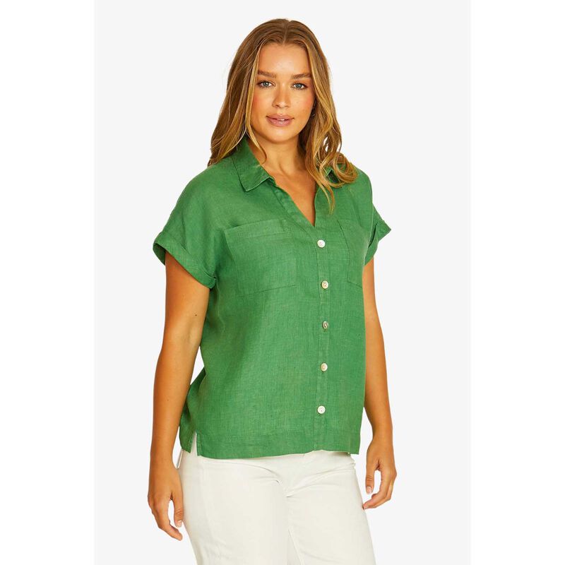 Jump Open Neck S/S Shirt image number 5